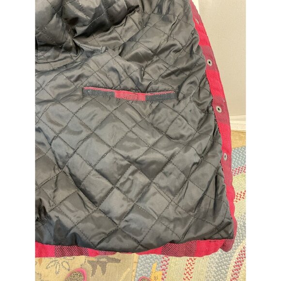 Duluth Trading  Lined LG Buffalo Plaid Snap Shirt‎ Jacket Heavy Shacket coat - Picture 10 of 11